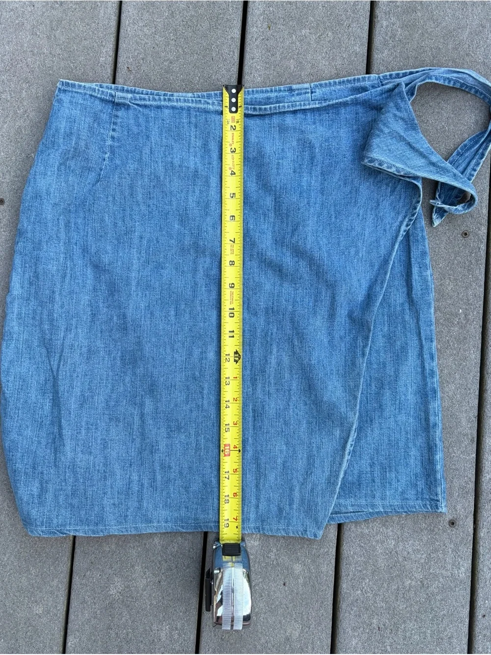 Gap Denim Wrap Skirt Women’s Size Medium - Picture 5 of 6